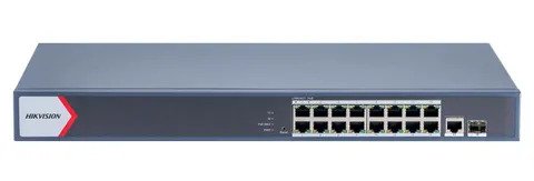 hikvision-16-port-gigabit-smart-managed-poe-switch-model-ds-3e1518p-ei Hikvision 16-port Gigabit smart-managed PoE switch - Image 1