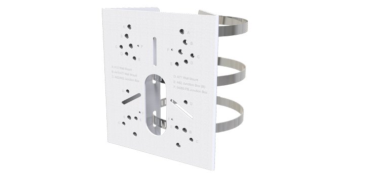 milesight-pole-mount-with-stainless-steel-straps Milesight Pole Mount with Stainless Steel Straps - Image 1